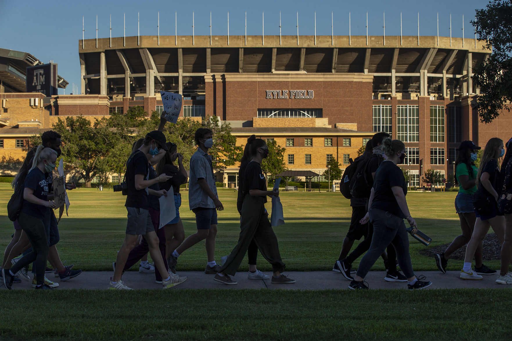 Aggie demonstration